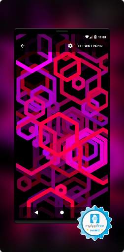 Hex AMOLED Neon Live Wallpaper 2021 screenshot 1