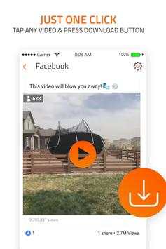 Video Downloader Download Social videos screenshot 1
