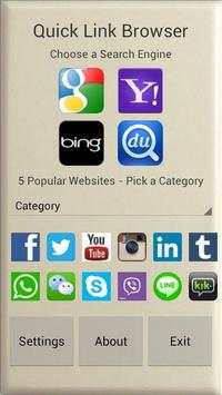 Quick Link Browser screenshot 1