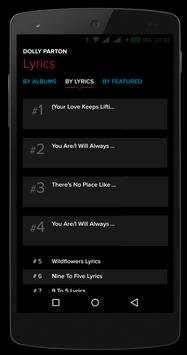 Dolly Parton Lyrics Music screenshot 2