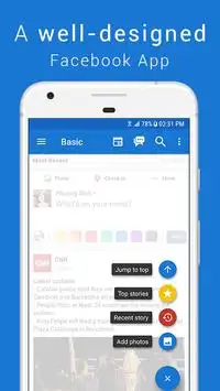 mBasic for Facebook screenshot 2