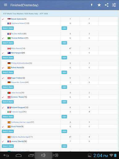 Tennis Live Score screenshot 13