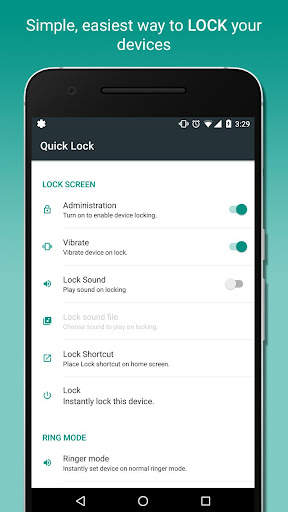 Quick Lock (Lock Screen) screenshot 1