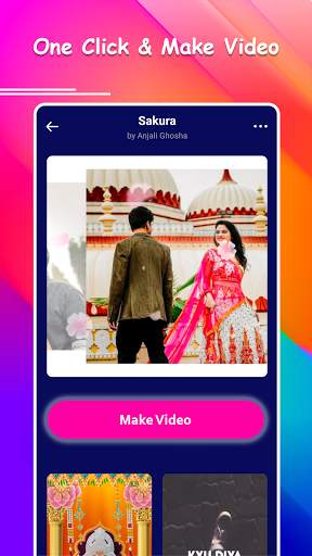 Visky : Lyrical Video Status Maker screenshot 3
