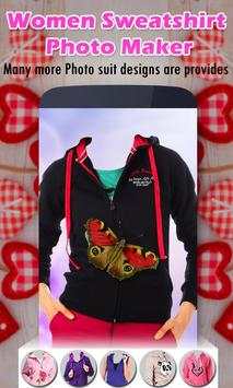 Women Sweatshirt Photo Maker screenshot 3
