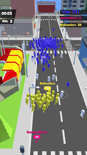 Crowd Race 3D : Biggest in the city! screenshot 2
