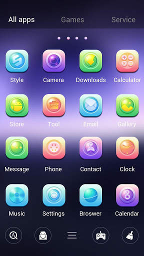 (FREE) Color Planet GO Launcher Theme screenshot 2