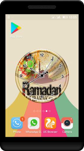 Ramadan Clock Live Wallpaper screenshot 1