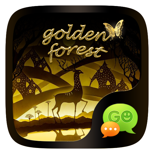 FREE-GO SMS GOLD FOREST THEME icon