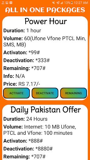 My Ufone Packages: Call, SMS & Internet 2020 screenshot 10