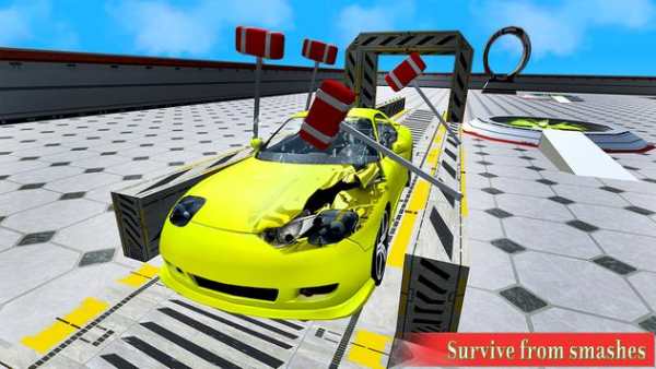 Extreme 3D Car Stunt Tricky Challenges screenshot 3