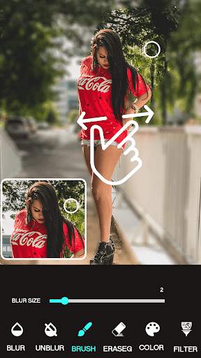 Blur Photo Editor - shape blur photo editor 3 تصوير الشاشة