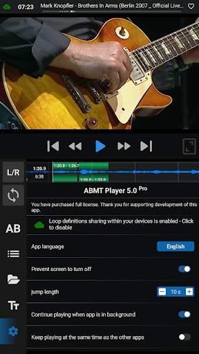 ABMT Player play & repeat 16 تصوير الشاشة