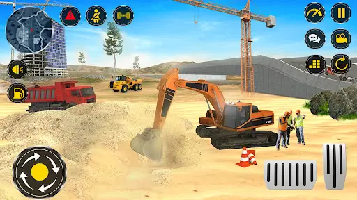 무거운 굴착기 모의 실험 장치 프로 screenshot 5
