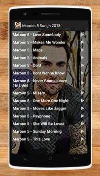 Maroon 5 Songs 2018 screenshot 2