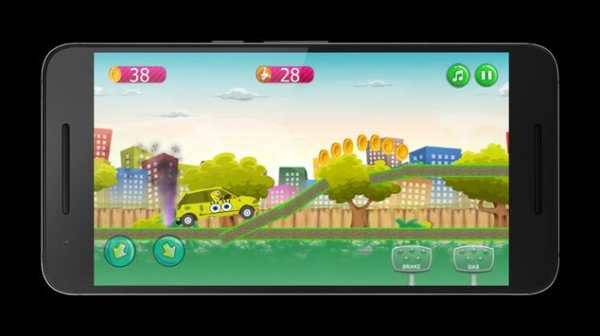 Sponge-bob Racing Car screenshot 1