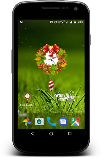 Pendulum clock live wallpaper 5 تصوير الشاشة
