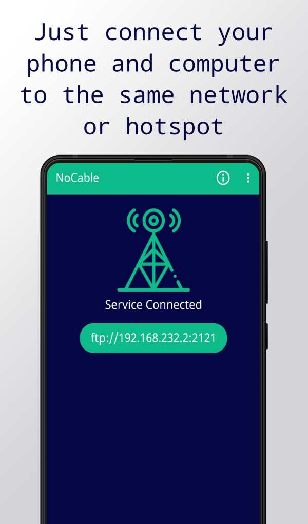 Wireless File Transfer - NoCable screenshot 2