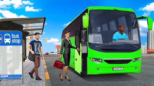 Coach Bus Driving : Bus Games screenshot 5