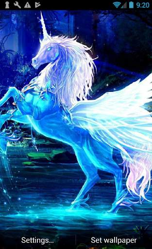 Unicorn Live Wallpaper screenshot 2