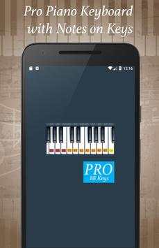 Piano Keyboard with Notes screenshot 1