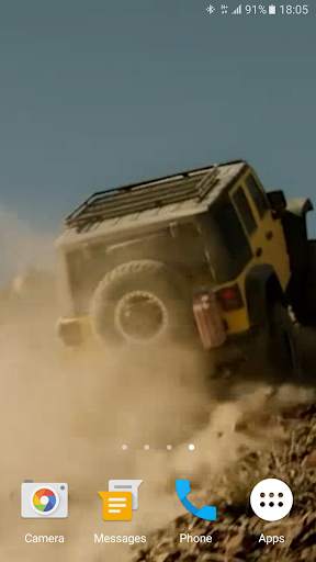 3D Desert Race Live Wallpaper screenshot 2