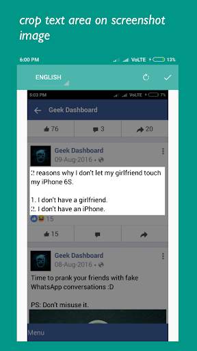 Copy Text On Screen pro screenshot 2