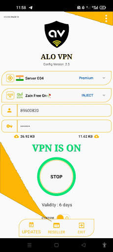 ALO VPN screenshot 2
