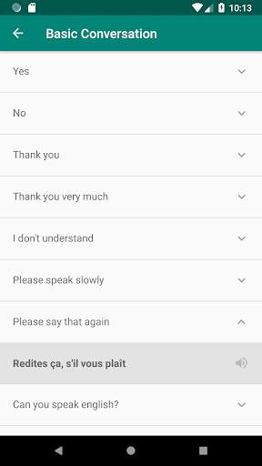 Learn French offline screenshot 3