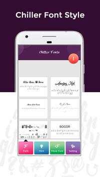 Chiller Fonts Free скриншот 1