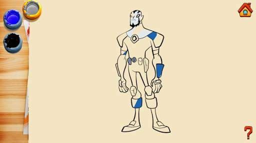Ben Coloring 10 Ultimate Heros screenshot 8