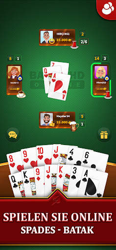 Batak Online HD - Spades screenshot 2
