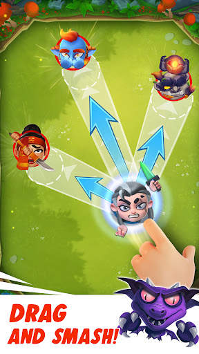 Smashing Four: PvP Hero bump 3 تصوير الشاشة