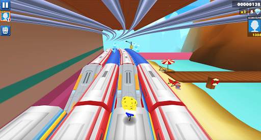 Sponge Neighbor subway runner dash скриншот 4