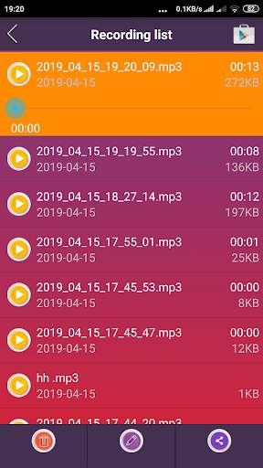 Clean Voice Recorder Pro 2019 screenshot 2