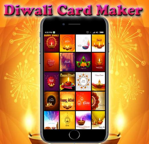 Diwali Card Maker 2 تصوير الشاشة