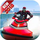 Superheroes Jet ski stunts: Top Racing Game 2018 1.3