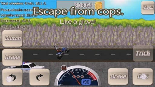 Stunt King - Wheelie Motorbike stunts game screenshot 2