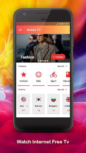 Mobile TV , watch all world TV online , Live TV screenshot 1