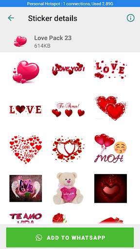 New Love Stickers 2020 - WAStickerApps screenshot 5