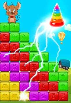 Tom Kitty Block Cube Crush screenshot 4