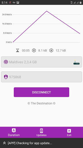 The Destination VPN screenshot 2