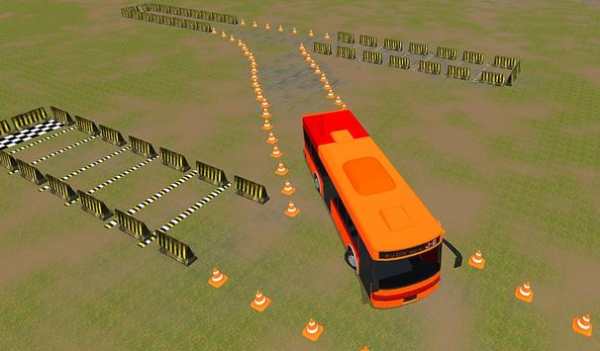 Town Coach Bus Parking Simulator Drive screenshot 11