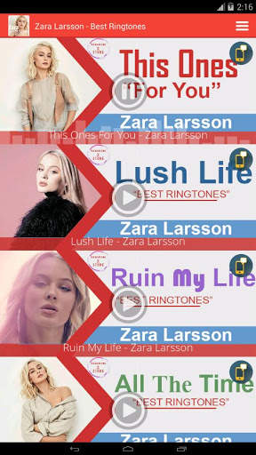 Zara Larsson - Best Ringtones скриншот 1
