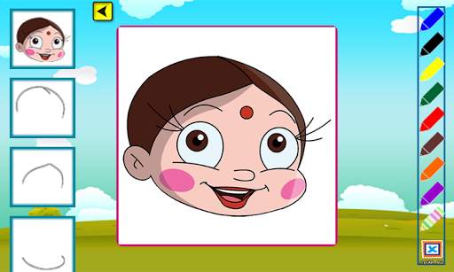 Draw & Color Chhota Bheem screenshot 5
