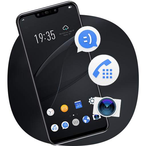 Abstract theme Black business reflection for REDMI 2.0.1