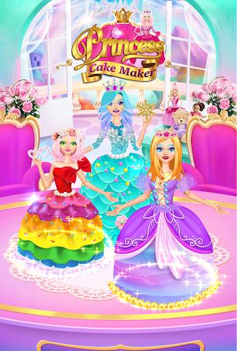 Rainbow Princess Cake Maker - Kids Cooking Games screenshot 6