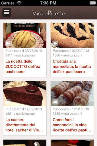 Video Ricette Dolci screenshot 8