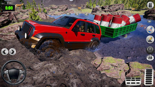 Suv Jeep Driving Games Offroad screenshot 6