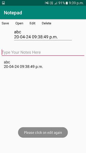 Notepad स्क्रीनशॉट 6